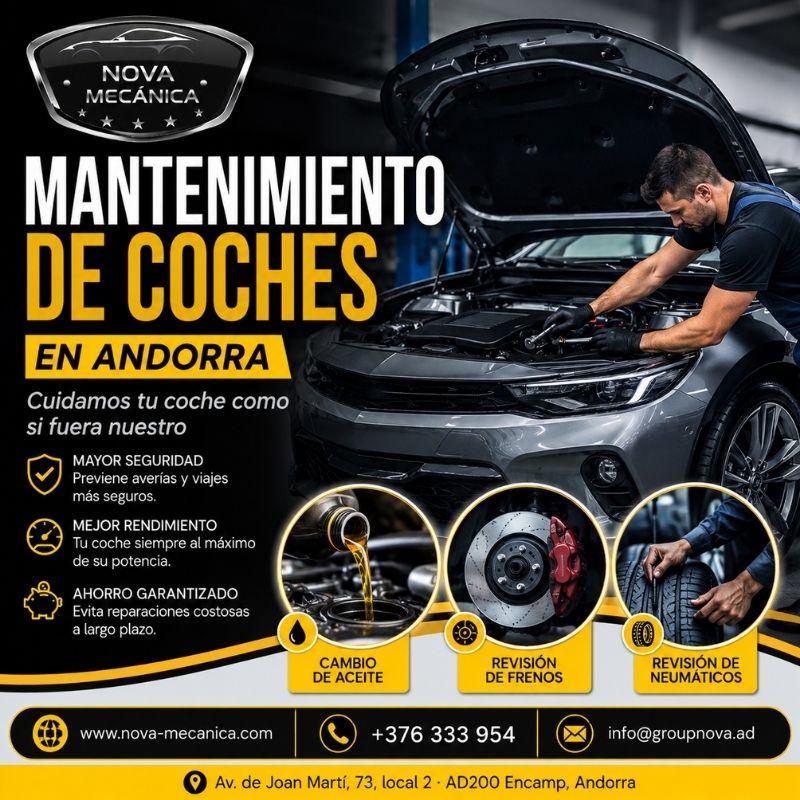 Revisión y Mantenimiento de Coches en Andorra con Profesionales